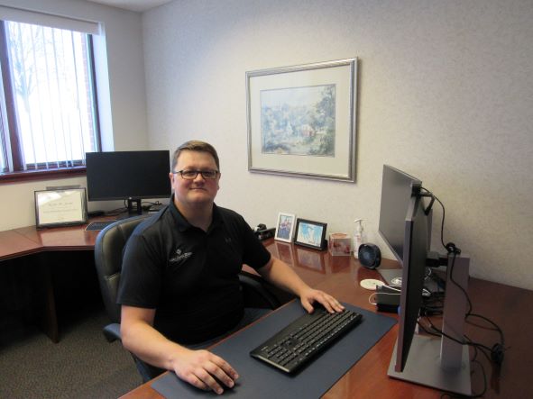 Picture of Ryan Janis who heads LEB's IT Department